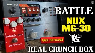 Battle! REAL CRUNCH BOX vs NUX MG-30 | Identical?