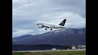 Planespotting at Troms&oslash; Langnes airport, October. 2nd. 2021