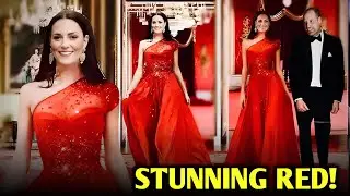 Princess Catherine STUNS in Gorgeous Red Dress, Stealing the Spotlight at Commonwealth Day Service!