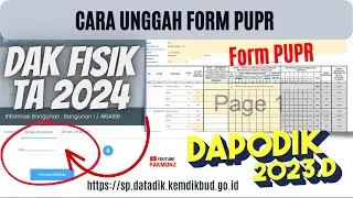 Cara Upload Form PUPR Untuk DAK Fisik 2024 Setelah Pemutakhiran Kondisi Sarpras di Aplikasi Dapodik