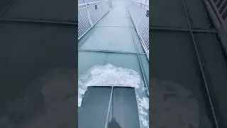 Snow ⛄️ falling bridge snow ❄️ freeze 🥶 satisfying snow ❄️ relax winter