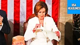 Nancy Pelosi Says Tearing Up Trump&rsquo;s 2020 State of the Union Was &lsquo;Spontaneous&rsquo;