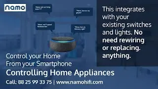 Alexa Based Smart Home Automation - Non Smart Appliance Control | NAMO HiFi