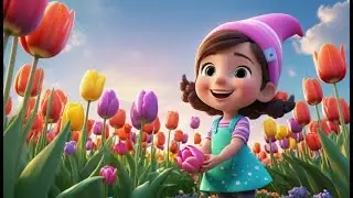 El tulip&aacute;n so&ntilde;oliento se olvid&oacute; de florecer | Rimas Infantiles y Canciones para Ni&ntilde;os