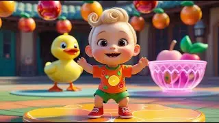 Duckling’s Fruit Basket Song | Fun Kids Rhyme | Healthy Learning Adventure