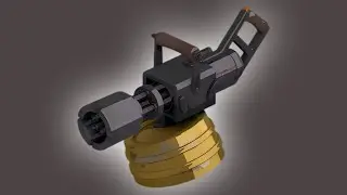 TF2 Heavy 1200 RpM Spin Minigun