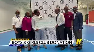 The James E. Shepard Sertoma Club of Durham NC donation