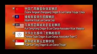 All World Lion Dance competition teams in Malaysia 🇲🇾 genting 11th