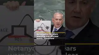 Netanyahu's spent 33 years warning an Iran nuke is &lsquo;imminent&rsquo; | AJ#shorts