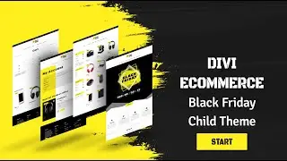How to Make WordPress Online Store for Black Friday with Divi Ecommerce - Child Theme Set Up