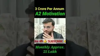 One Month Earning of A2 Motivation sir #shorts | Arvind Arora