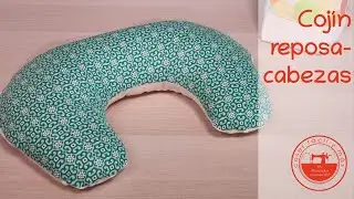 Cojin reposacabezas desenfundable con patrón