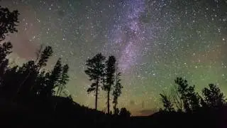 Meteor exploding in the Earth's atmosphere