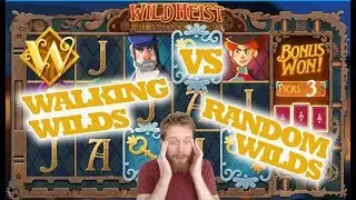 Wild HEIST Walking Wilds VS Randon Wilds BIG WINS!