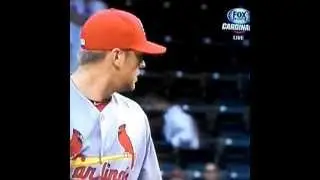 Mets Fan Falls Down Stairs On Live TV! (Cardinals Vs Mets, June 13, 2013)