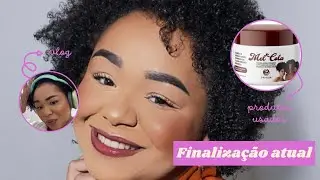 FINALIZAÇÃO CABELO CRESPO TIPO 4 | MEL COLA TRIHAIR É BOM? | KOLENE CURVATURAS