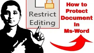 Restrict Editing in Word || Protect Document in MS Word 2007 || Nepali