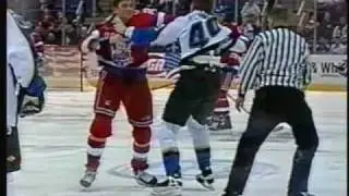 AHL: Eric Godard vs Christian Gosselin