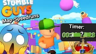 Meine ERSTEN ZEITEN in Stumble Guys SPEEDRUNS (Stumble Guys – Maps-Speedruns)