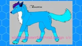 Wintersummerfox feral desgin part 2/2🎨🎨