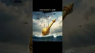 Find shri Hanuman Gada in deep ocean😱#hanuman #ramstuti #shreeram #bajrangbali #hanumanji