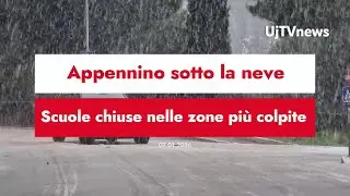 L&rsquo;Appennino umbro si &egrave; risvegliato imbiancato dalla neve