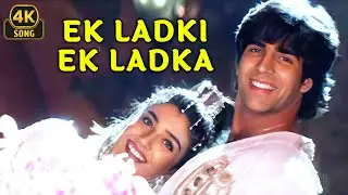 Ek Ladki Ek Ladka - Barood (1998) | Kumar Sanu & Alka Yagnik | Romantic Bollywood Song | 4K Video