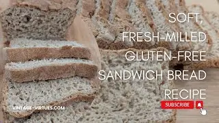 Soft, Fresh-Milled Gluten-Free Sandwich Bread Recipe | NutriMill Classic + Enameled Cast Iron Pan