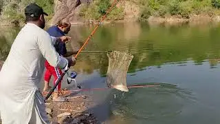 Fishing at Chahan Dam Along with Haris Bhai Fishing Youtuber