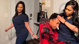 When your son use your debit card to call over a fine nurse 😂
