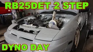 RB25det 240sx S13 Dyno | AEM ECU 2-Step