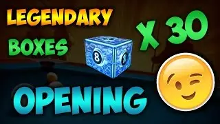 8 Ball Pool - 30 Legendary Boxes Opening (No Hack/Cheat)
