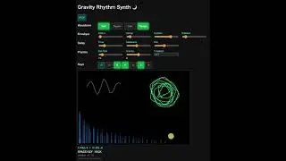 Gravity Rhythm Synth Demo