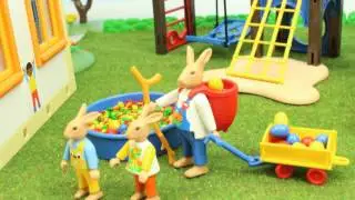 Osterhasen in der Kita Playmobil Film seratus1 stop motion Ostern
