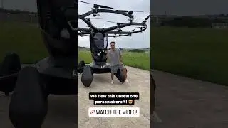 This is one person aircraft 🤯 #aircraft #super #shorts