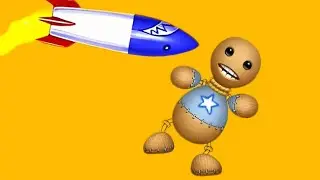 Buddy vs ROCKET: Will he survive? 🚀💥👇 #kickthebuddy 