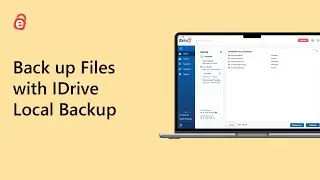 How to Back Up Files/Folders to Local Storage Devices | IDrive Local Backup