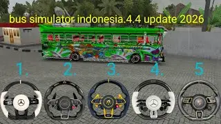 steering wheel mod for bussid 4.4,update.2026
