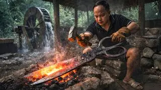 This Is How I Forged Scrap Steel into Scissors | by @PrimitiveSkillsnet
