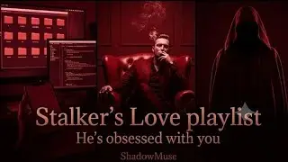 Stalker's love playlist| Dark Romance (villain vibes) 
