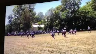 Jett Richmond #football 4th grade great catch. #youthfootballcatches