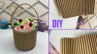 Easy DIY Craft   / DIY flower pot /cardboard craft / sweet art n craft / 