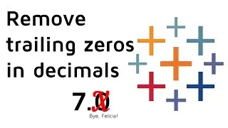 Top Tableau Tip | Remove Trailing 0's in Decimals