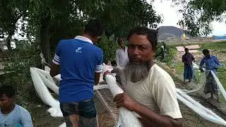 Fishermen are ready & niting  nate for