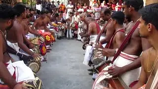 Melarakod Vela 2015 - Panchavadyam (3rd Kaalam Thalavattom+Koottikkottu)