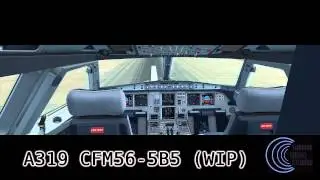 A319 CFM56-B5 Aerosoft / Turbine Sound Studios expansion