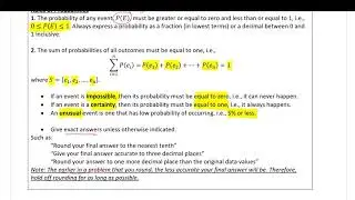 Probability Rules