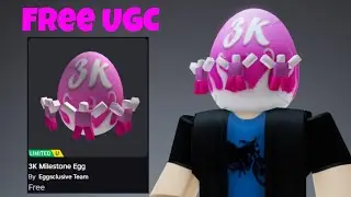 Бесплатный UGC Limited! Как получить яйцо за достижение 3000 очков в бесплатной игре с UGC-лаунче...