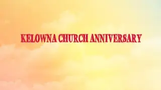 #Kelowna #Anniversay #MusicTeam I will sing Hallelujah/Yet not I but Christ in Me