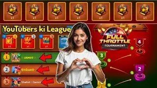 Carrom Pool Youtubers League  - New Tournament - Jamot Gaming 